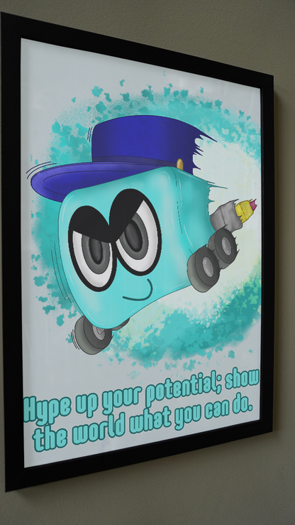 Goobcube Hype Motivational Poster