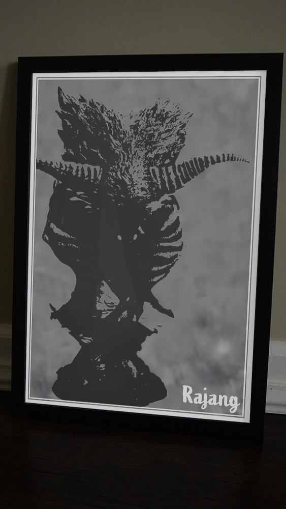 Rajang Monster Hunter Poster