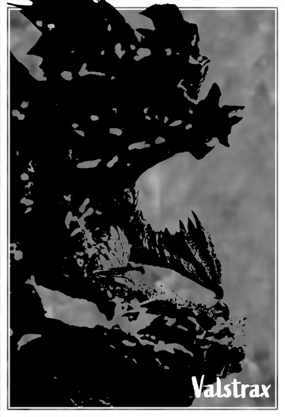 Valstrax Monster Hunter Poster