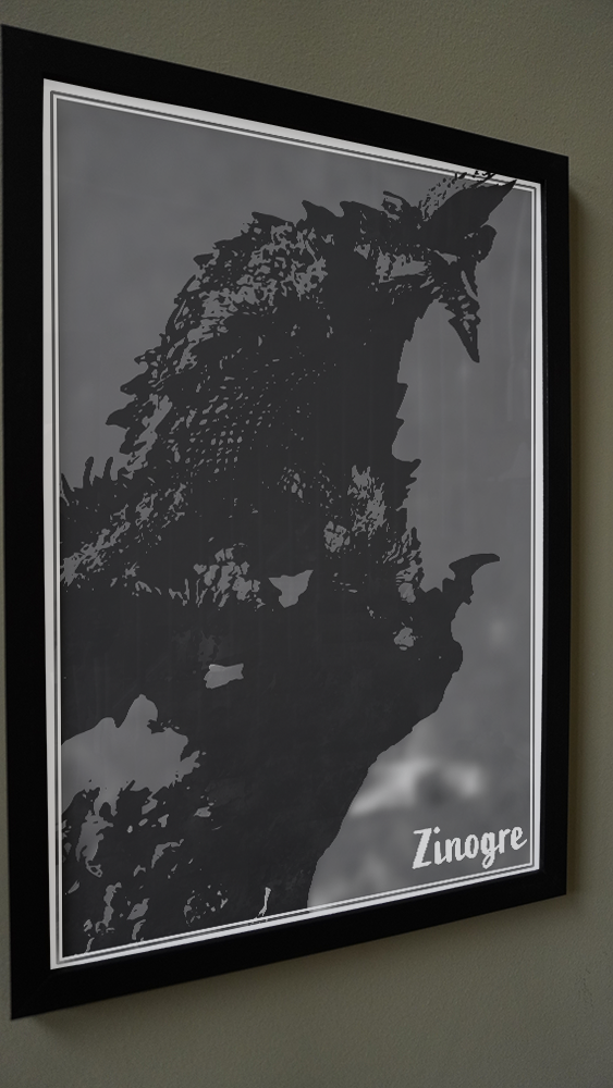 Zinogre Monster Hunter Poster